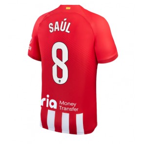 Atletico Madrid Saul Niguez #8 Koszulka Podstawowych 2023-24 Krótki Rękaw